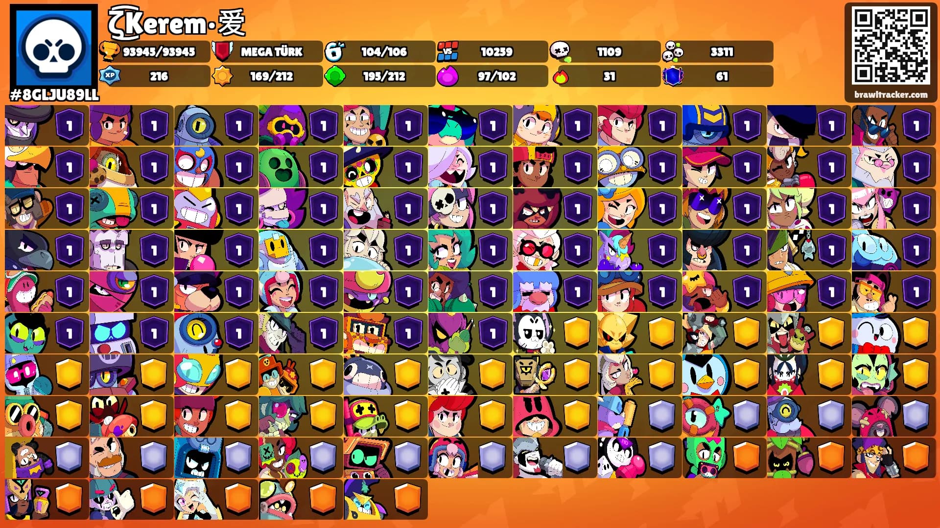 ζ͜͡Kerem•爱's Ranks