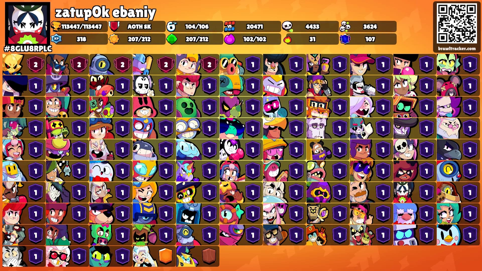 zatup0k ebaniy's Ranks