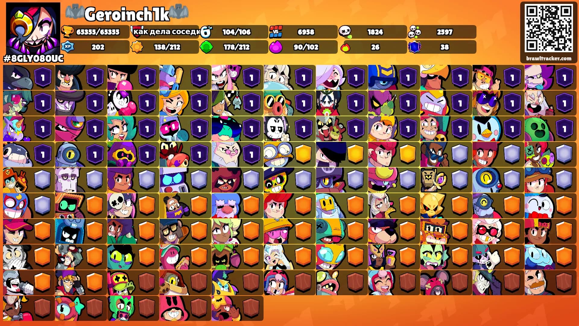 🦇Geroinch1k🦇's Ranks