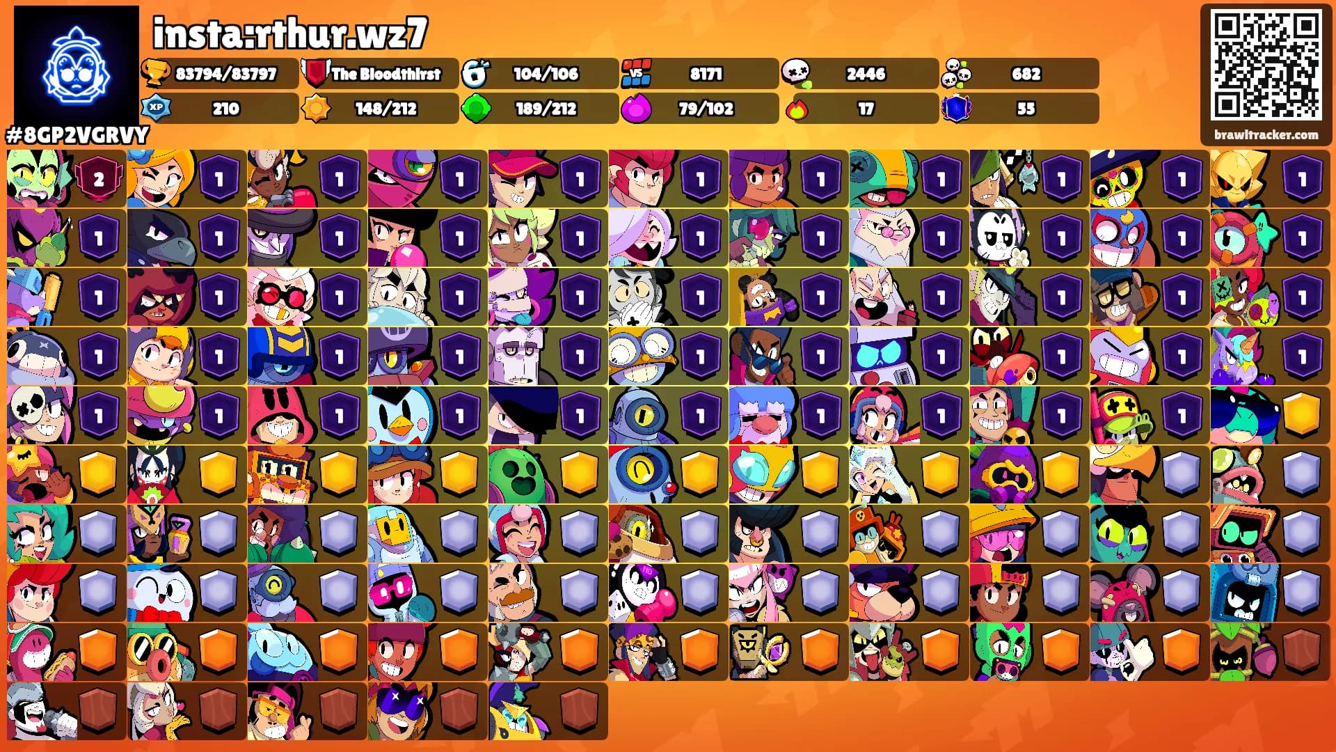 insta:rthur.wz7's Ranks