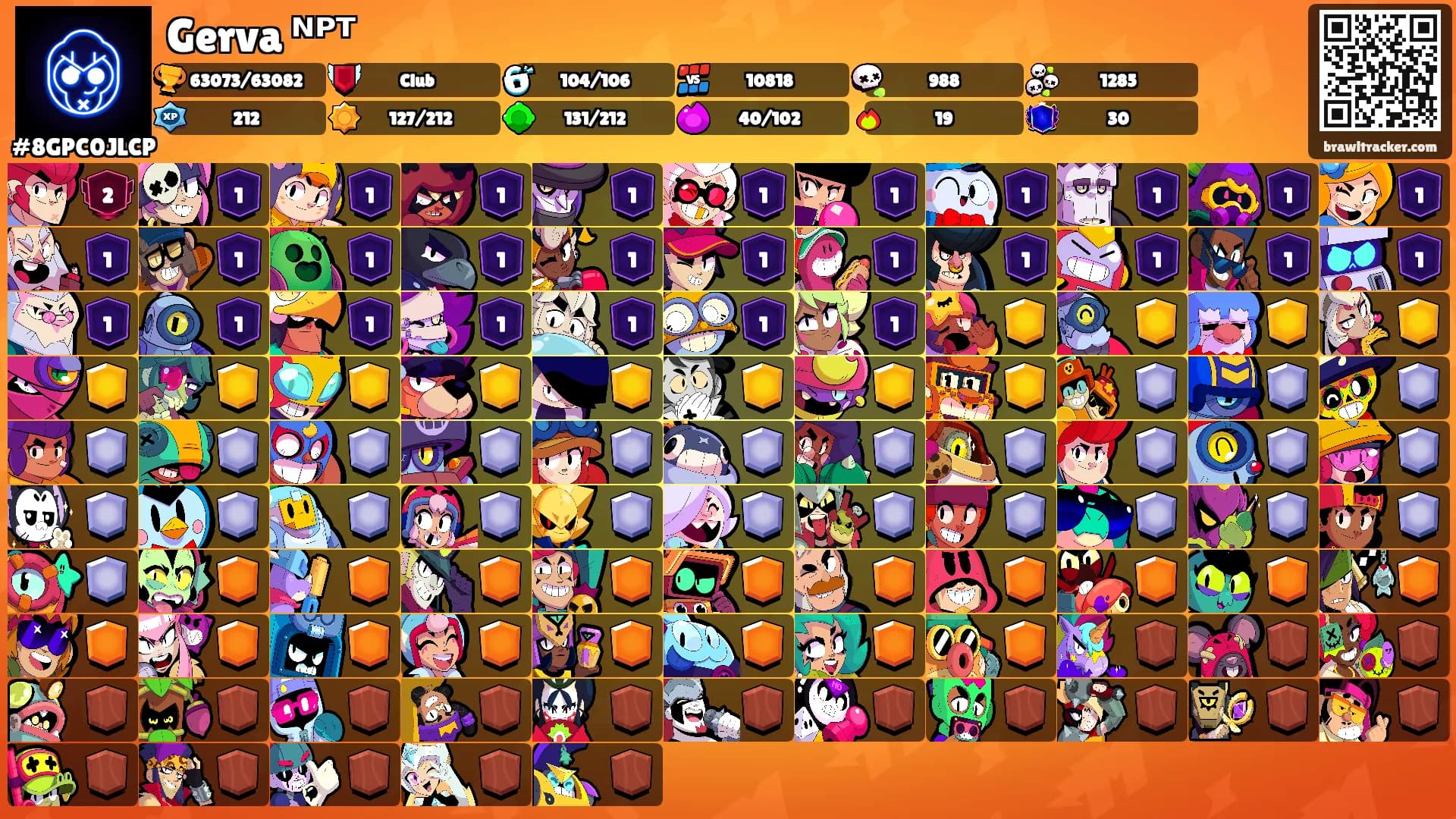 Gerva ᴺᴾᵀ's Ranks