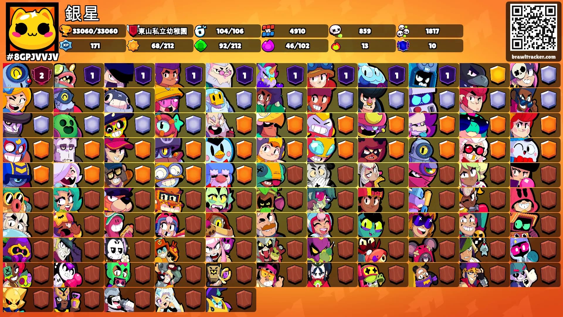 銀星's Ranks