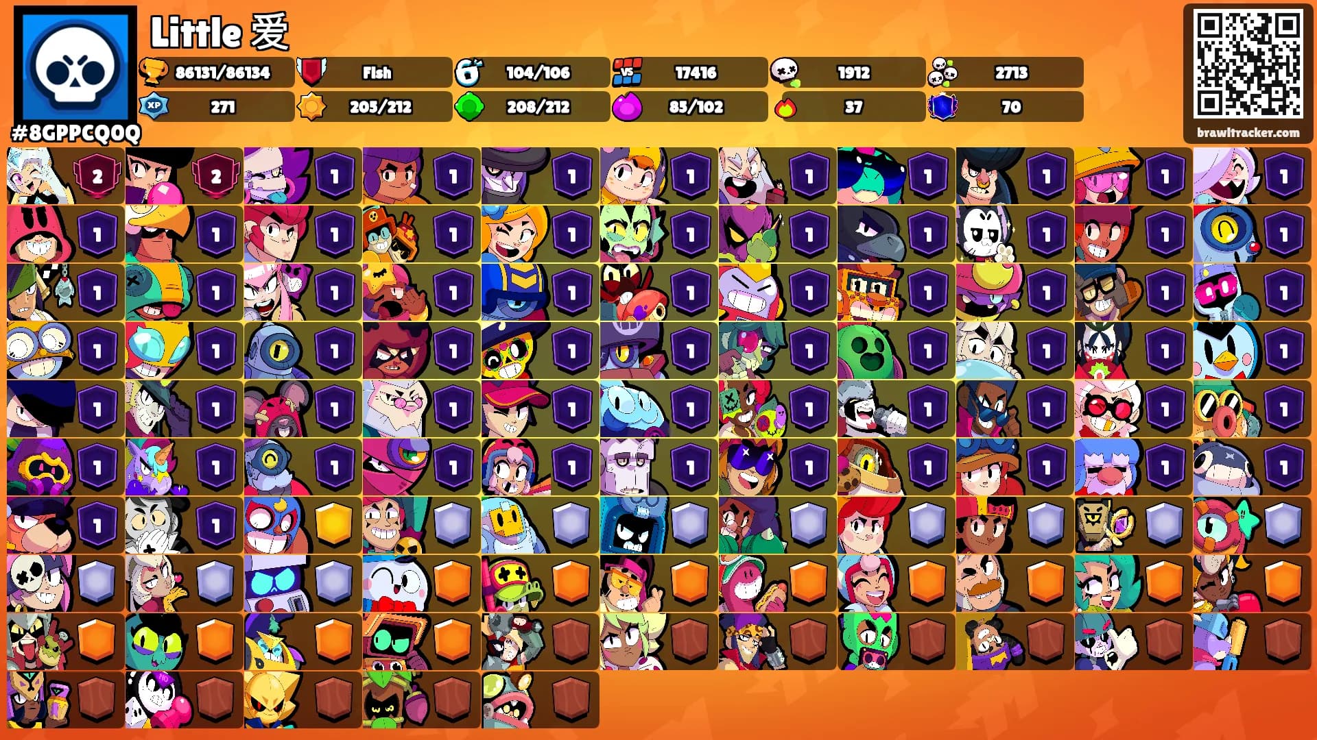 Little 爱's Ranks