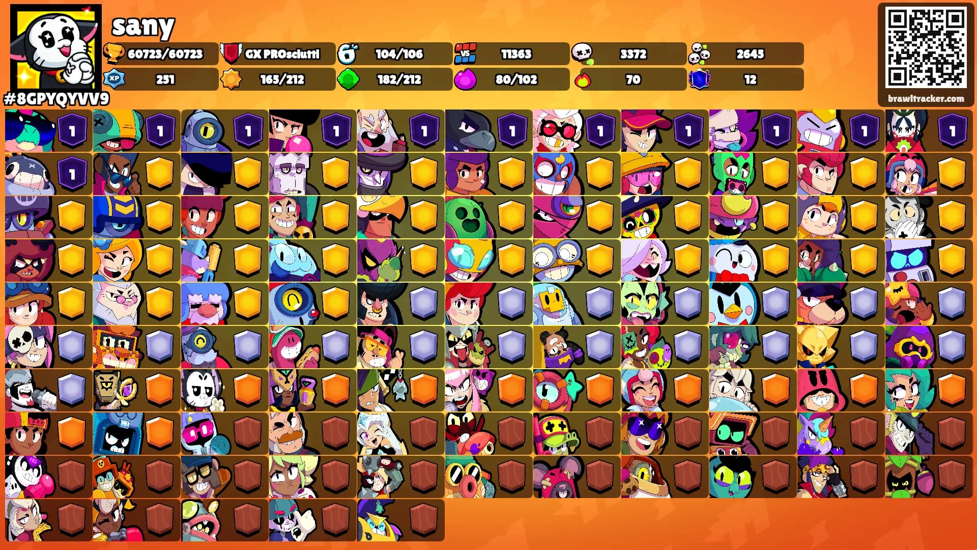 sany's Ranks