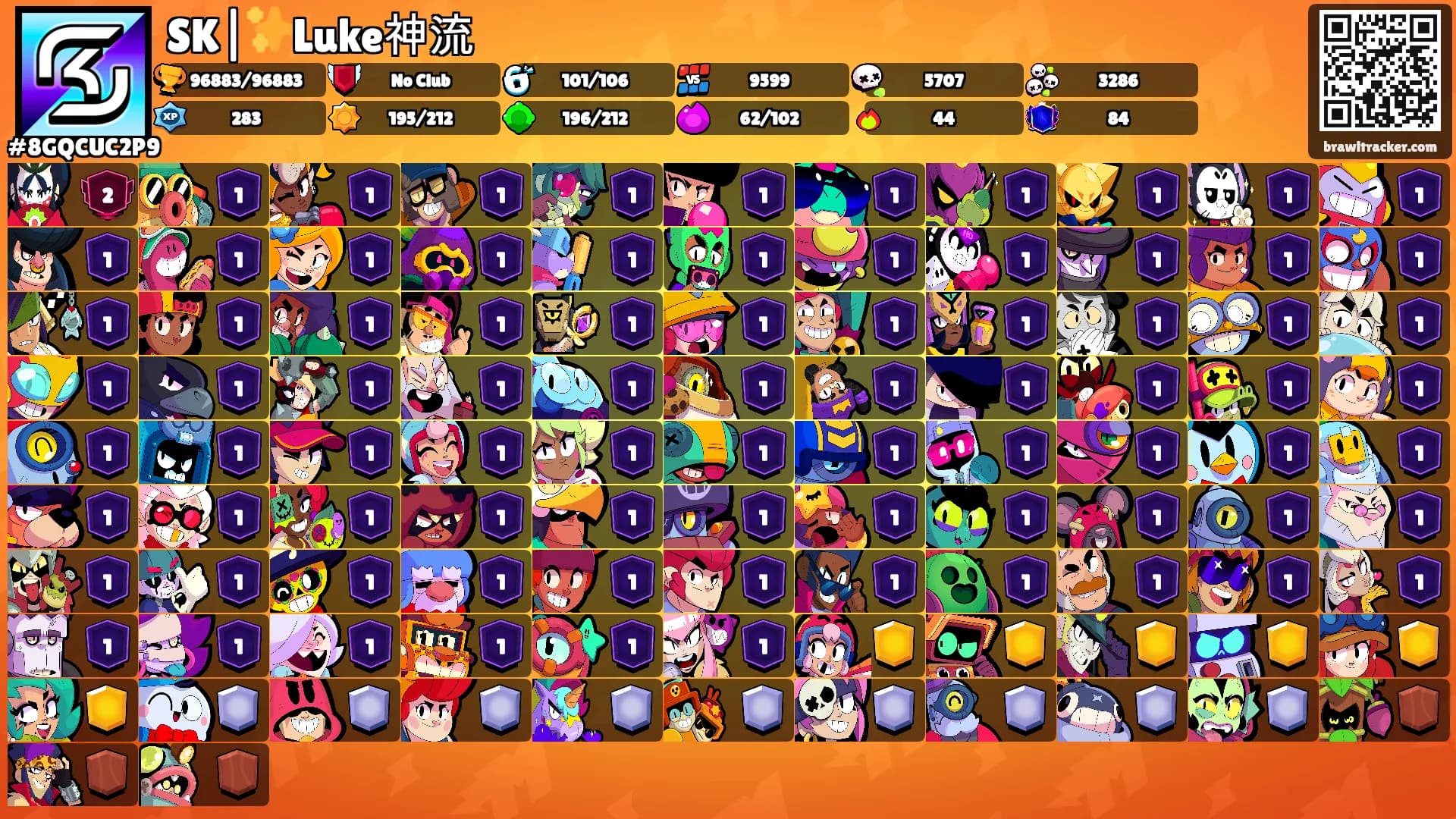 SK|✨Luke神流's Ranks