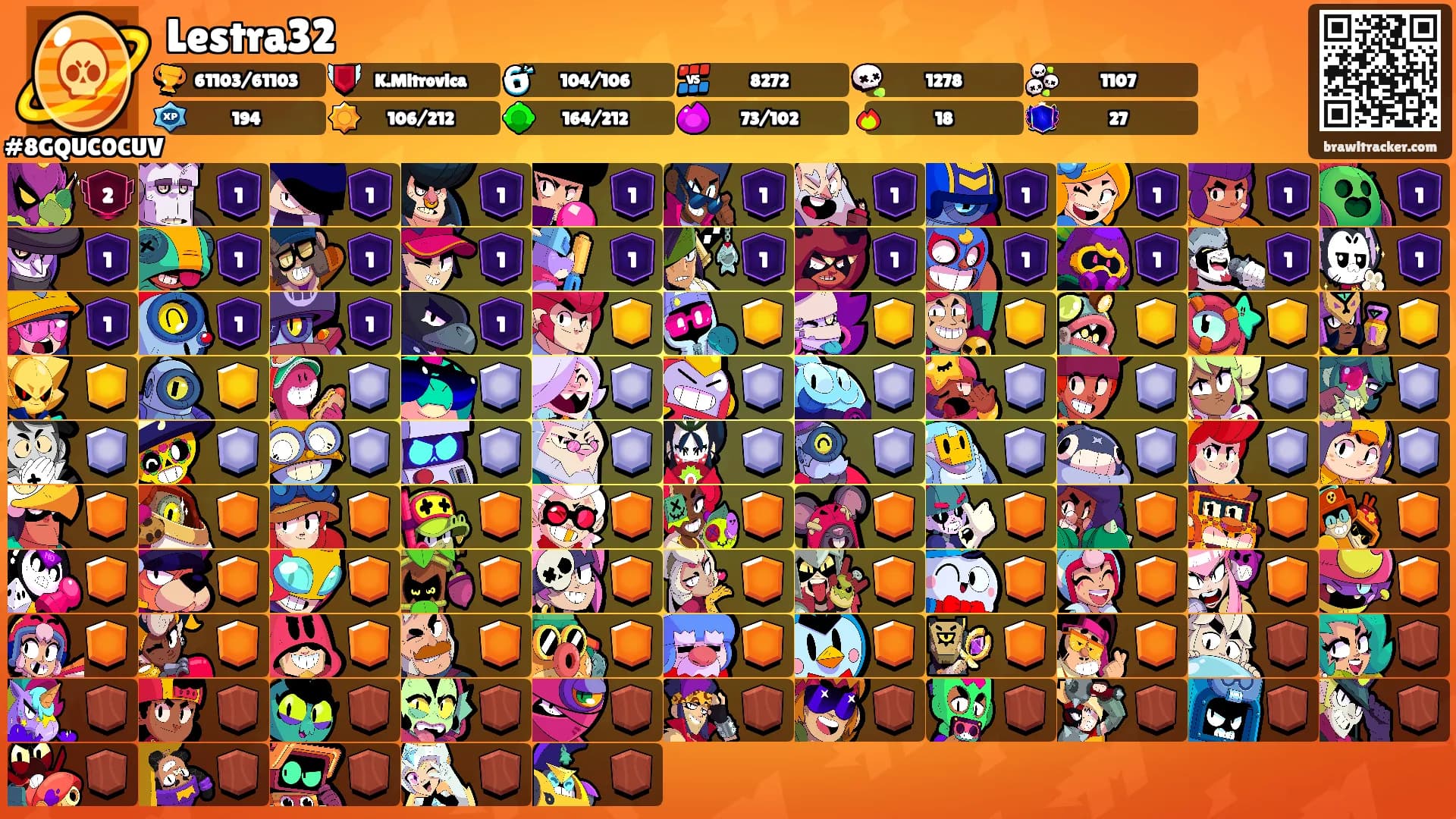 Lestra32's Ranks