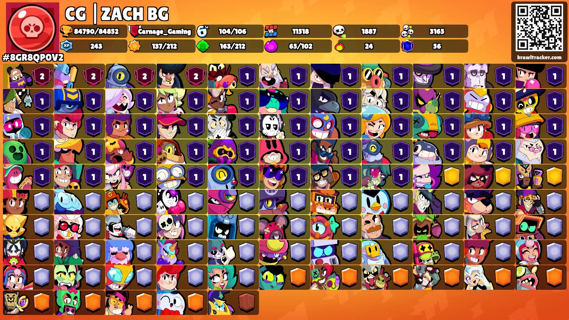 CG |ZACH BG's Ranks