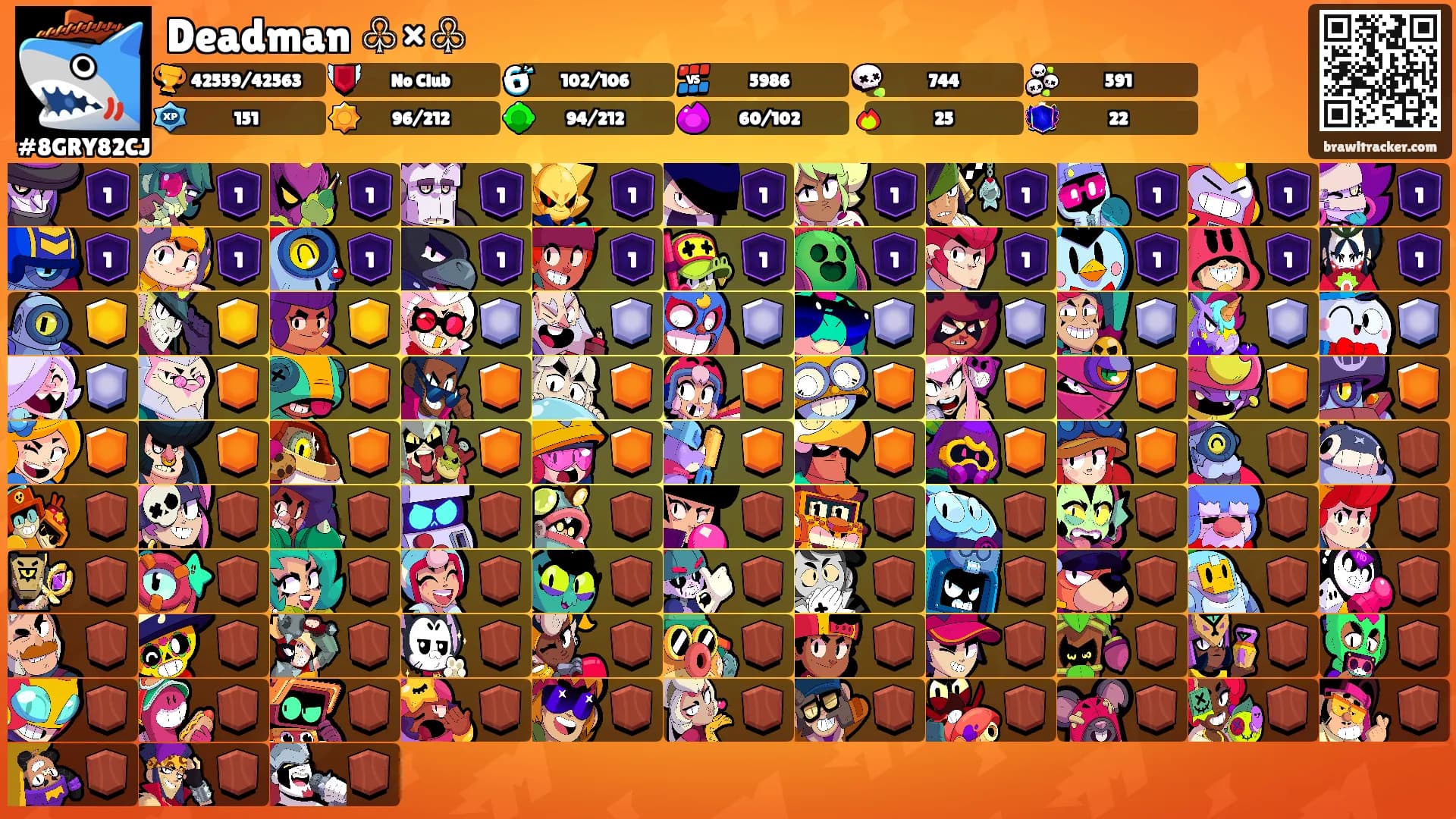 Deadman ♧×♧'s Ranks
