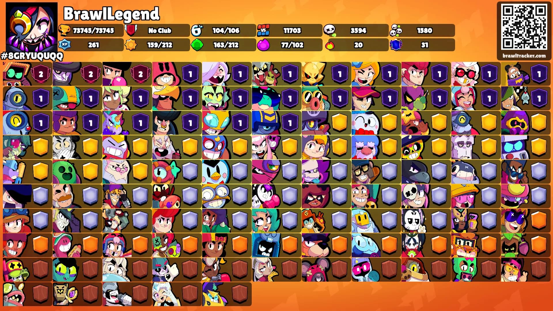 BrawlLegend's Ranks