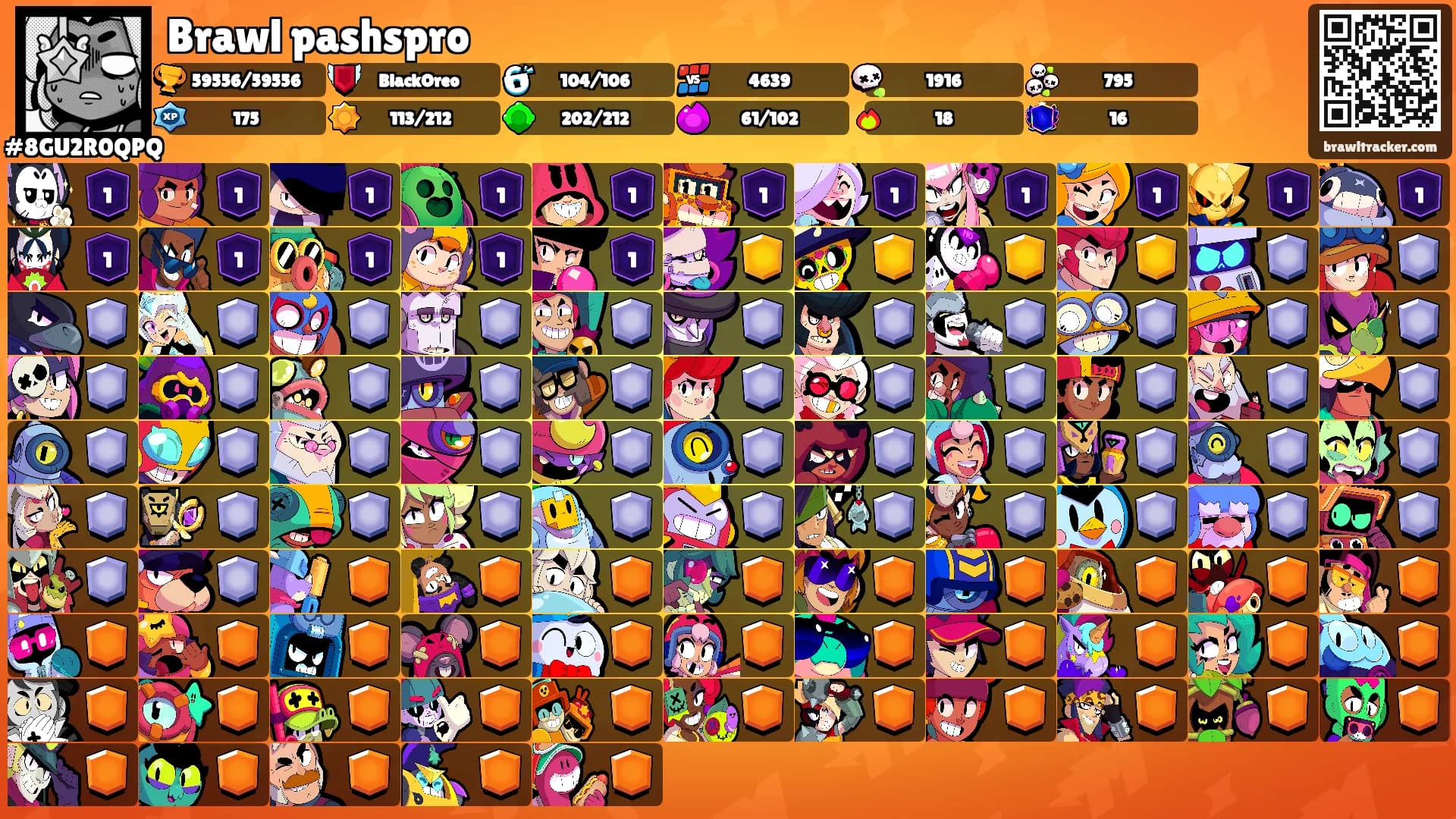 Brawl pashspro's Ranks