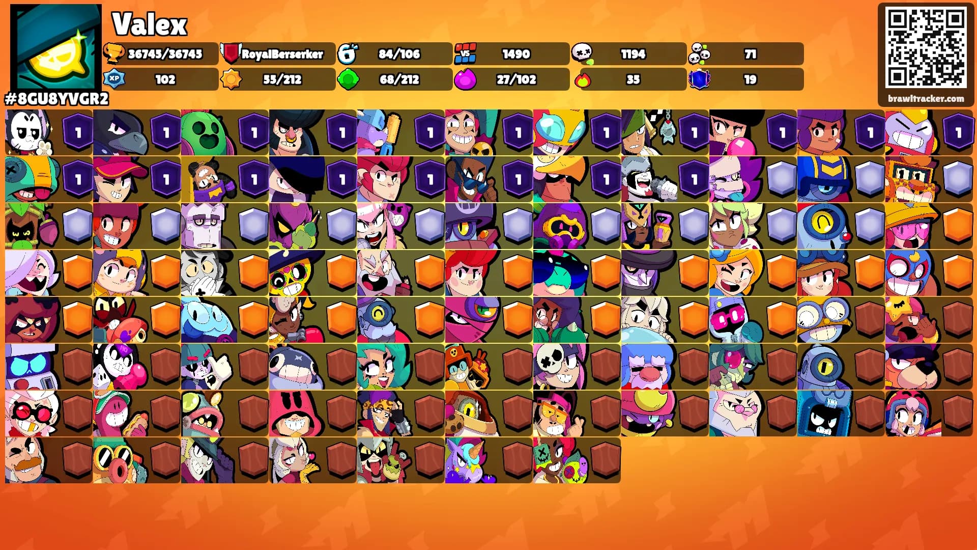 Valex's Ranks