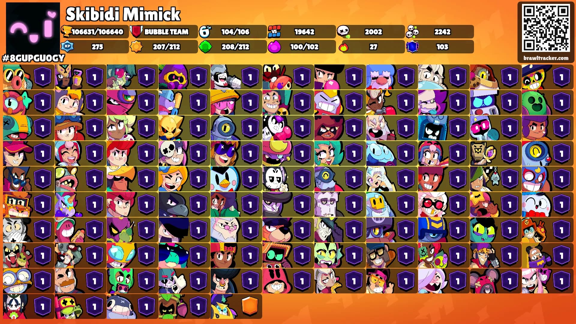 Skibidi Mimick's Ranks