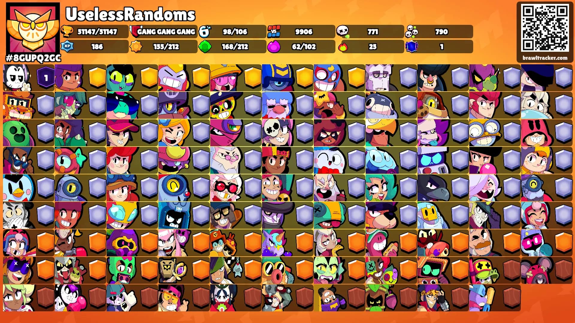 UselessRandoms's Ranks