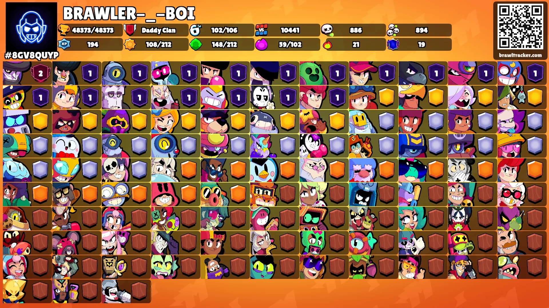 BRAWLER-_-BOI's Ranks