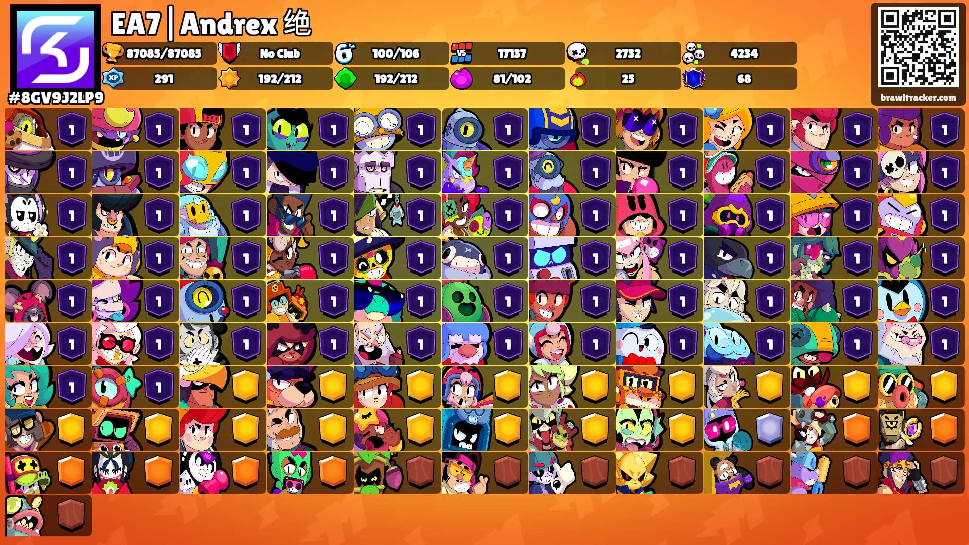 EA7|Andrex 绝's Ranks