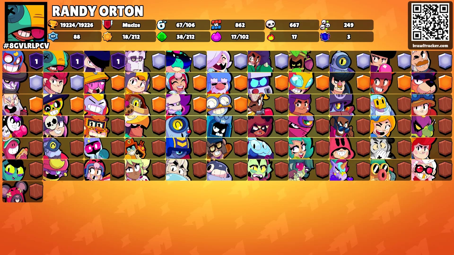 RANDY ORTON's Ranks