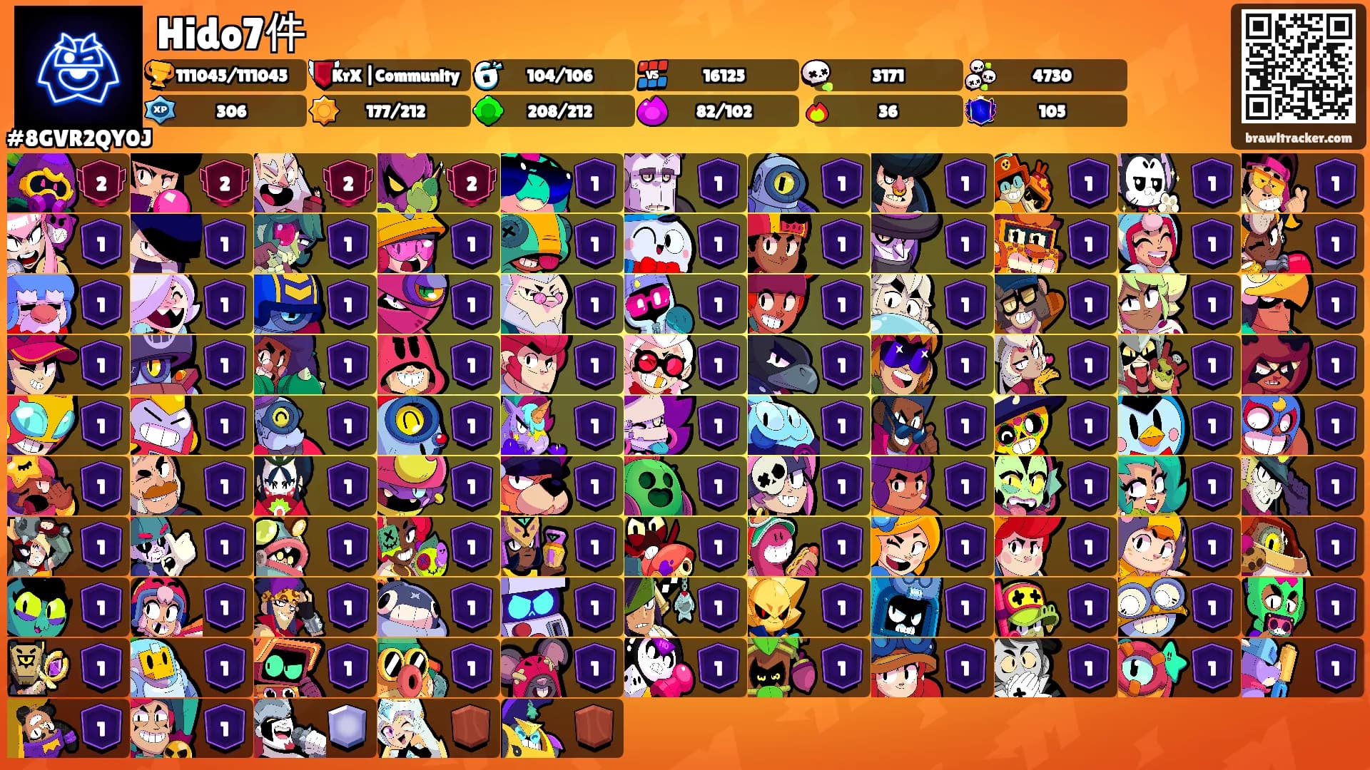 Hido7件's Ranks