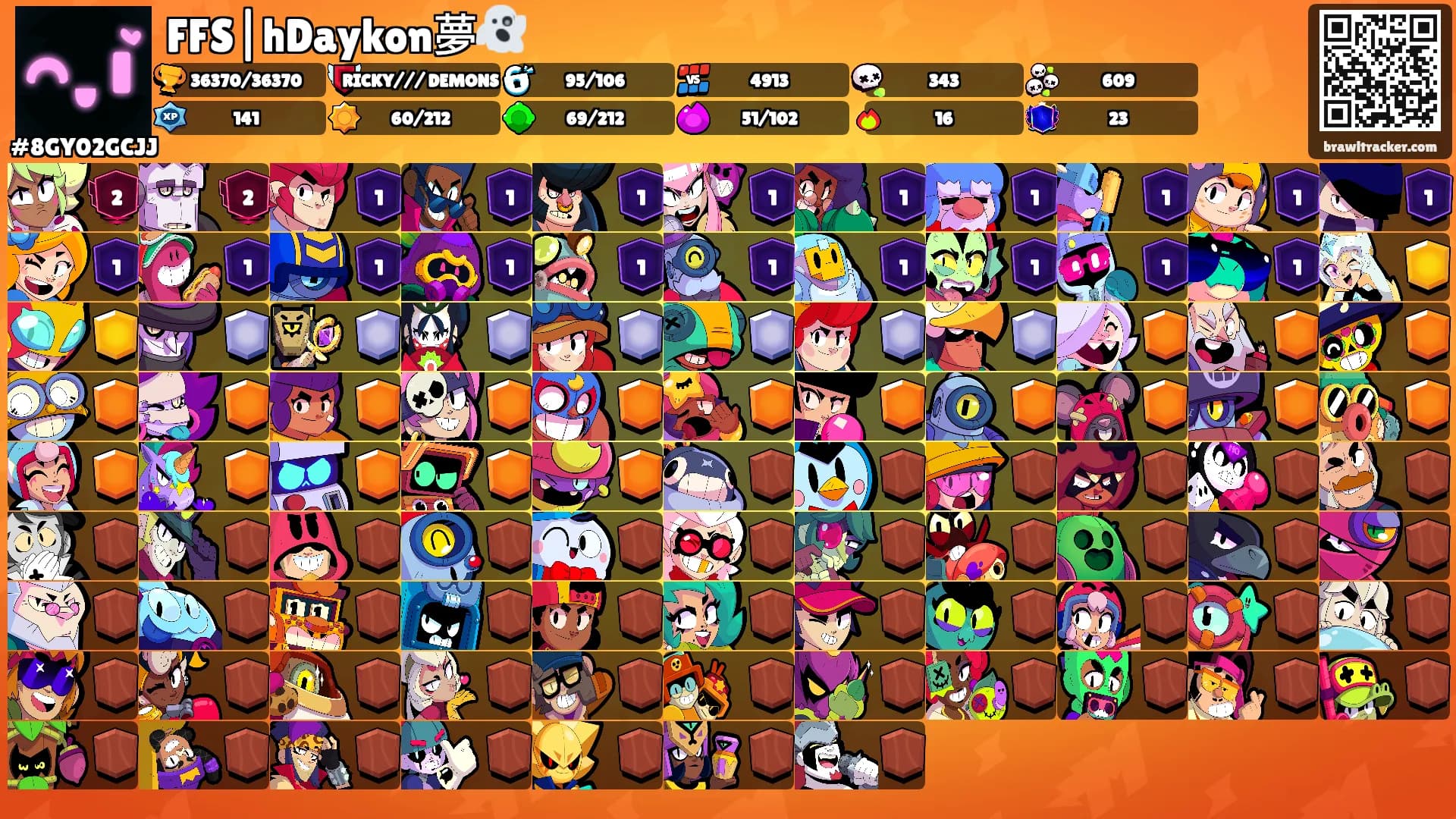 FFS|hDaykon夢👻's Ranks