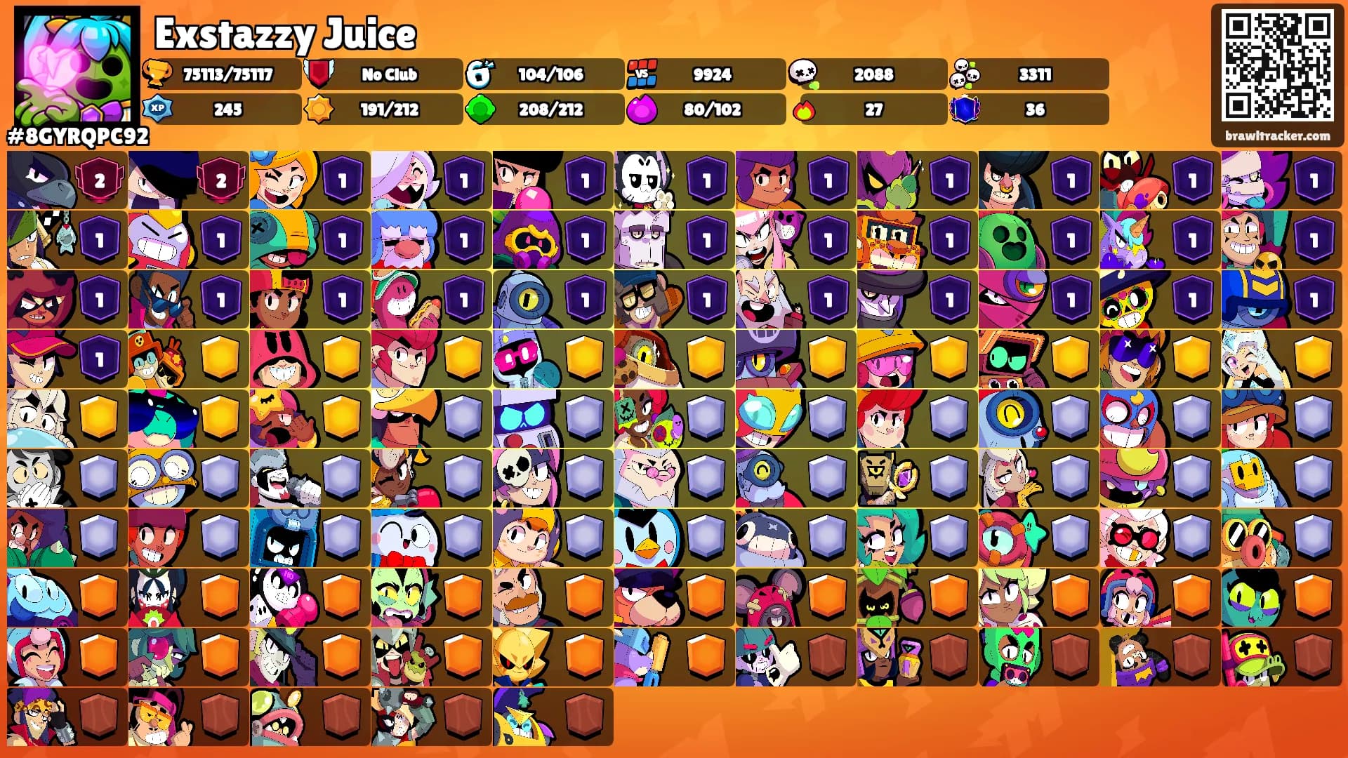 Exstazzy Juice's Ranks
