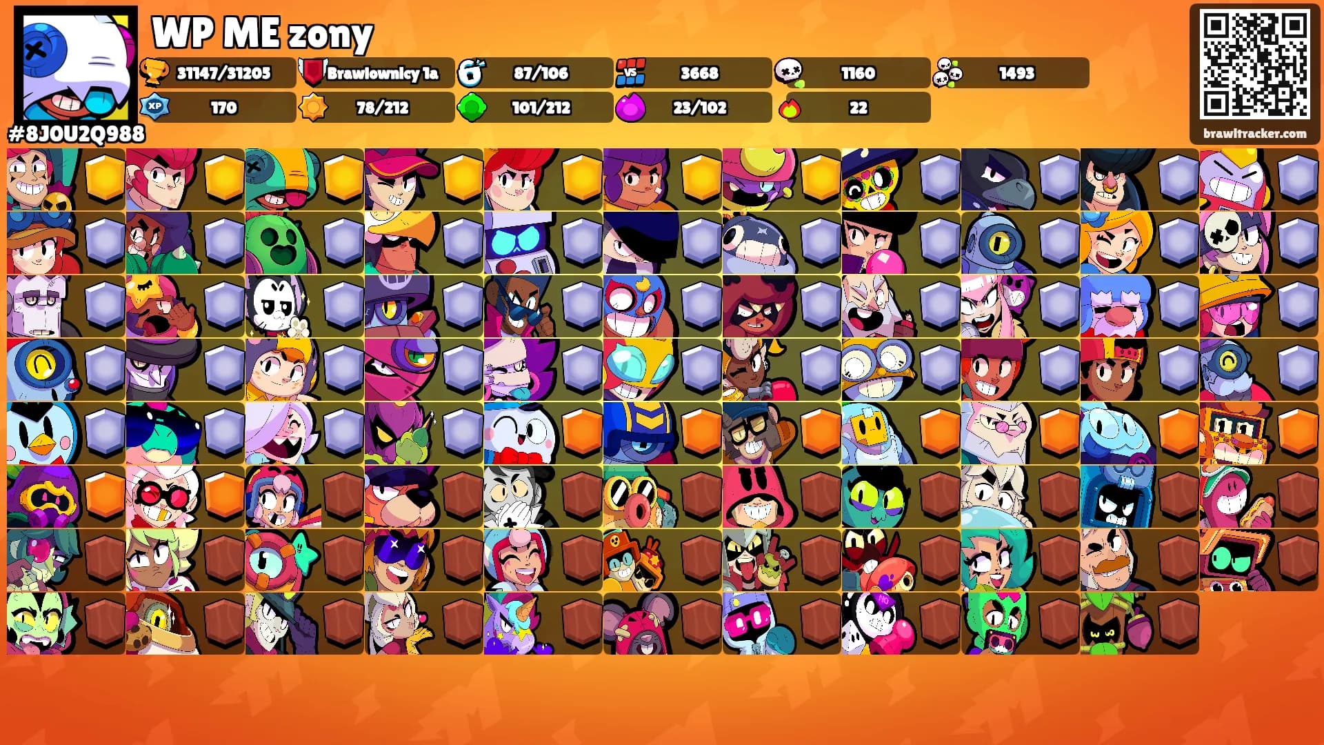 WP ME zony's Ranks