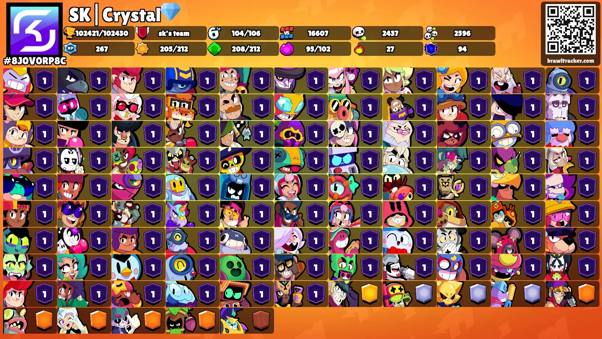 SK|Crystal💎's Ranks