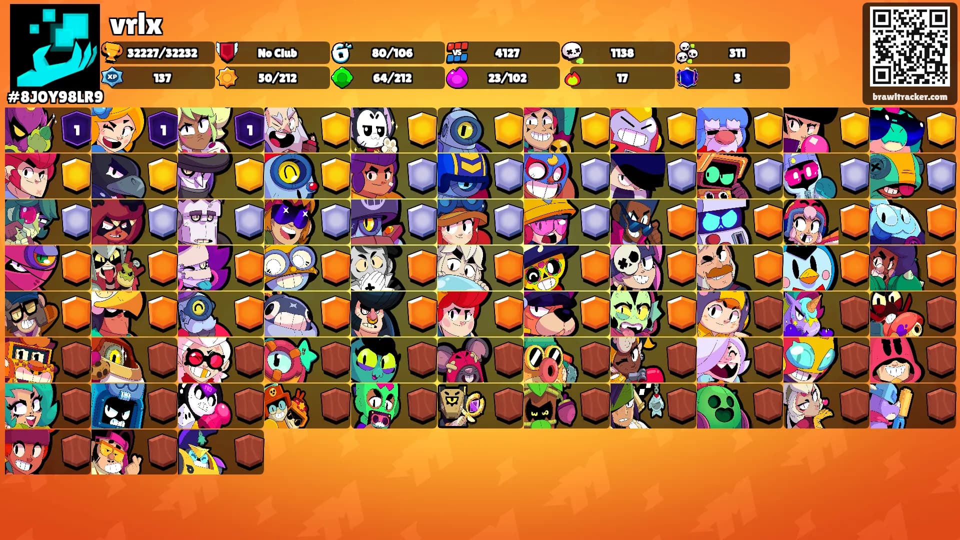 vrlx's Ranks