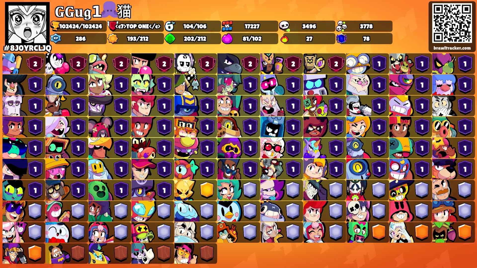 𝐆𝐆𝐮𝖌𝟭🐙猫's Ranks