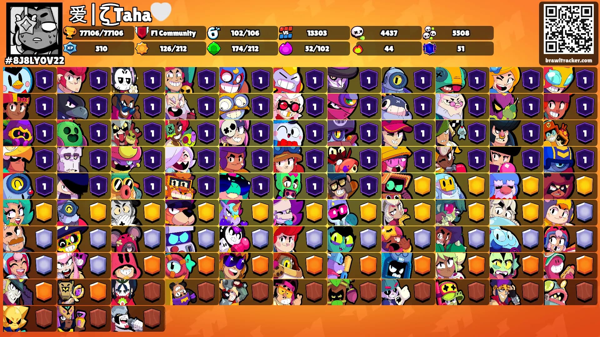 爱|ζ͜͡ Taha🤍's Ranks