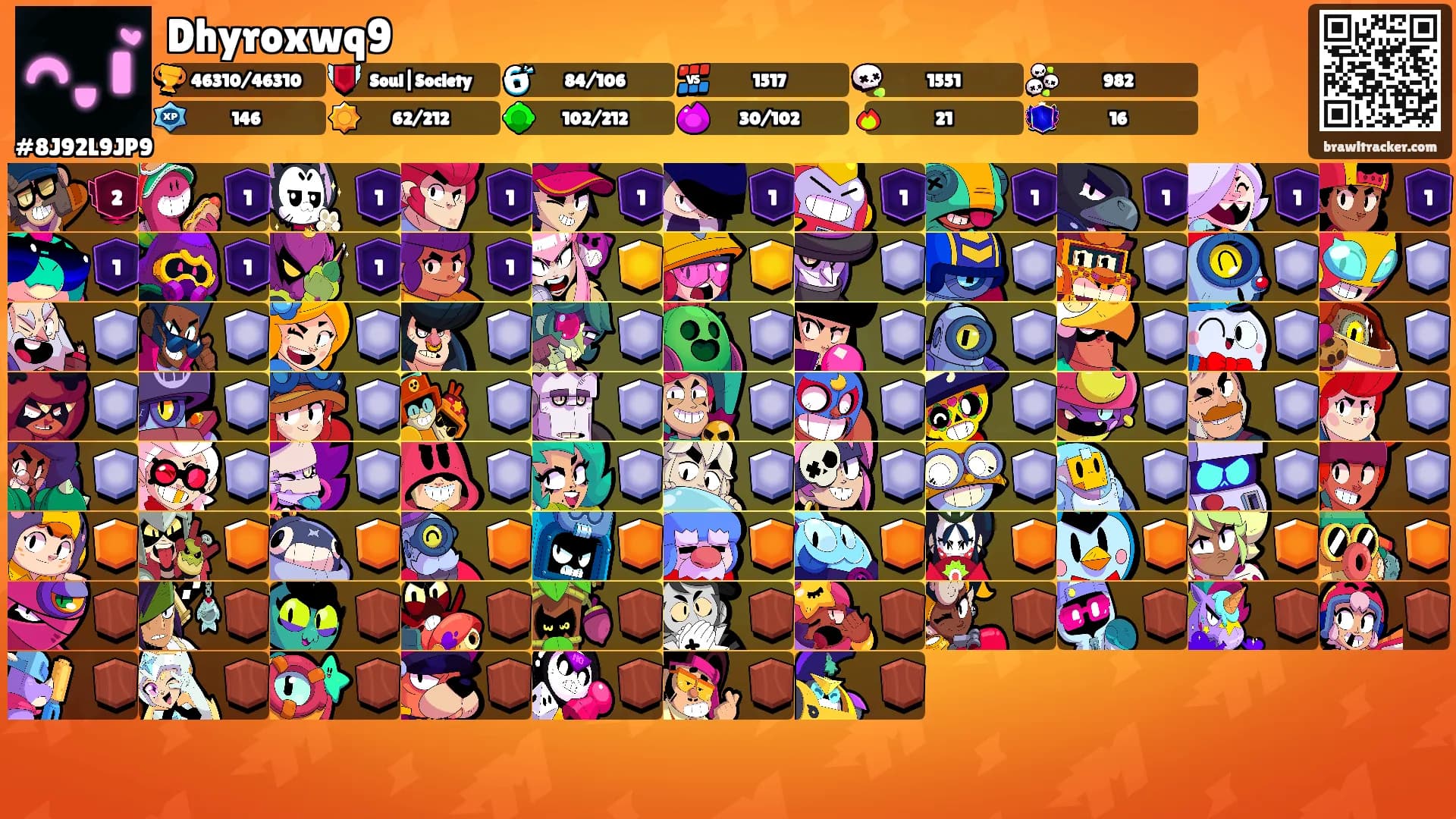 Dhyroxwq9's Ranks