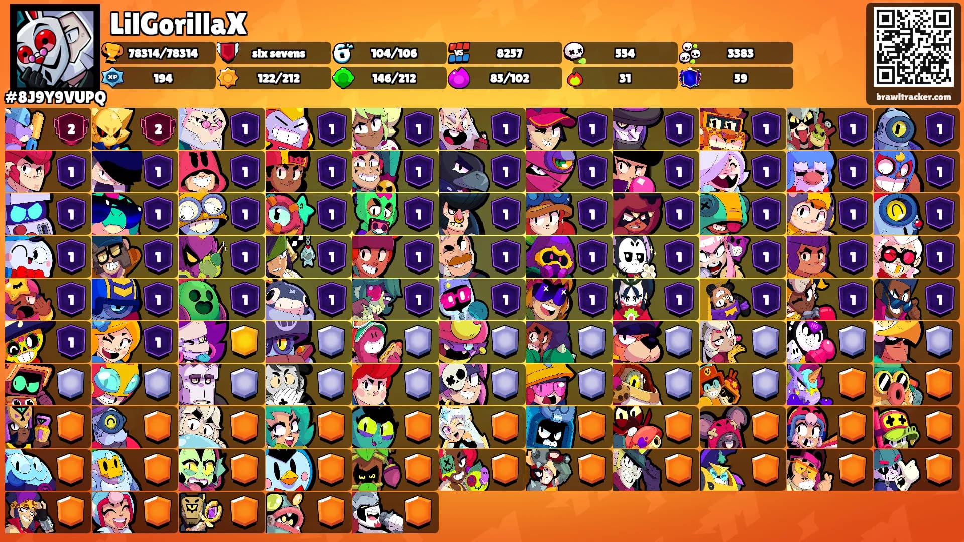 LilGorillaX's Ranks