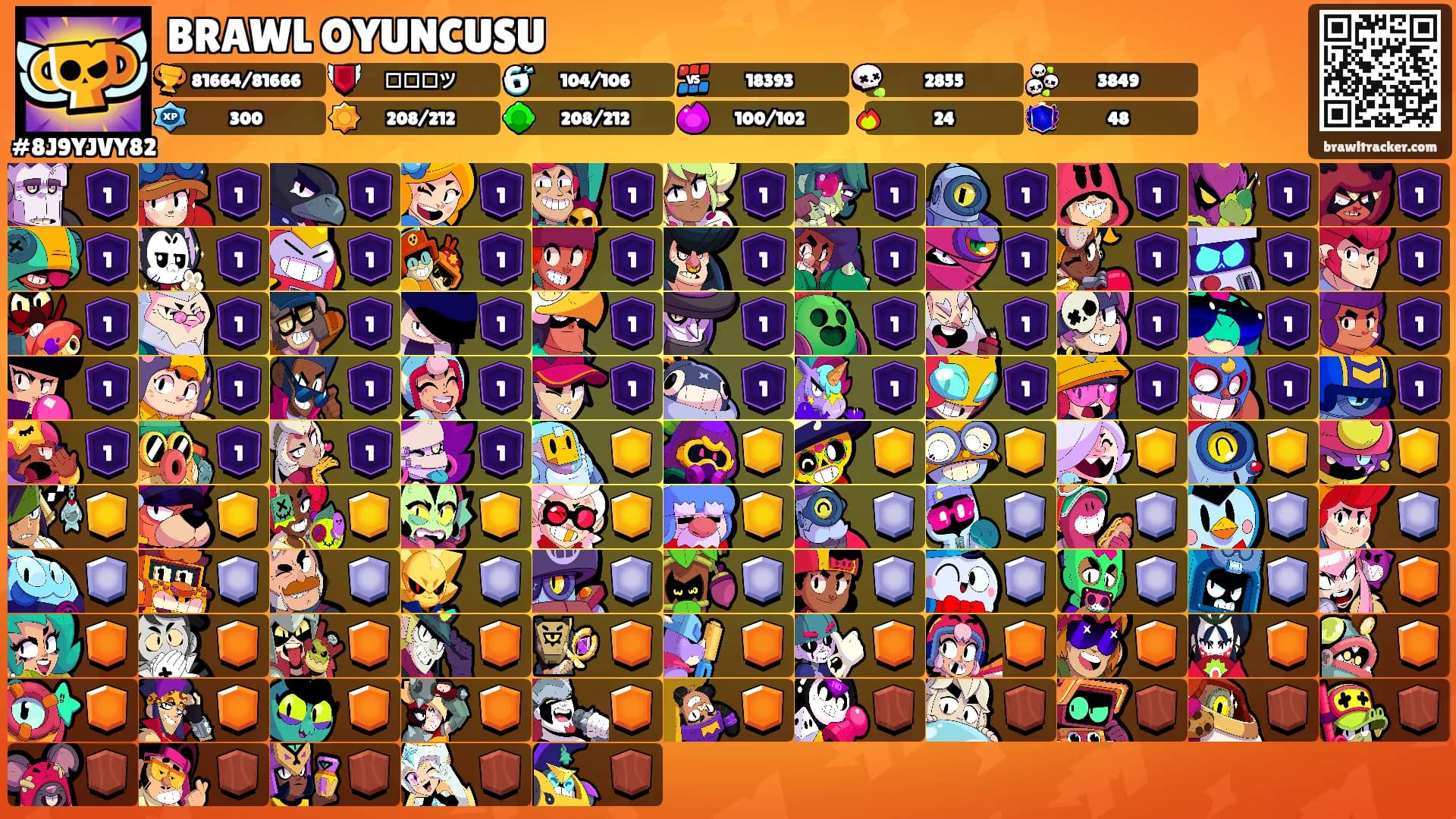 BRAWL OYUNCUSU's Ranks