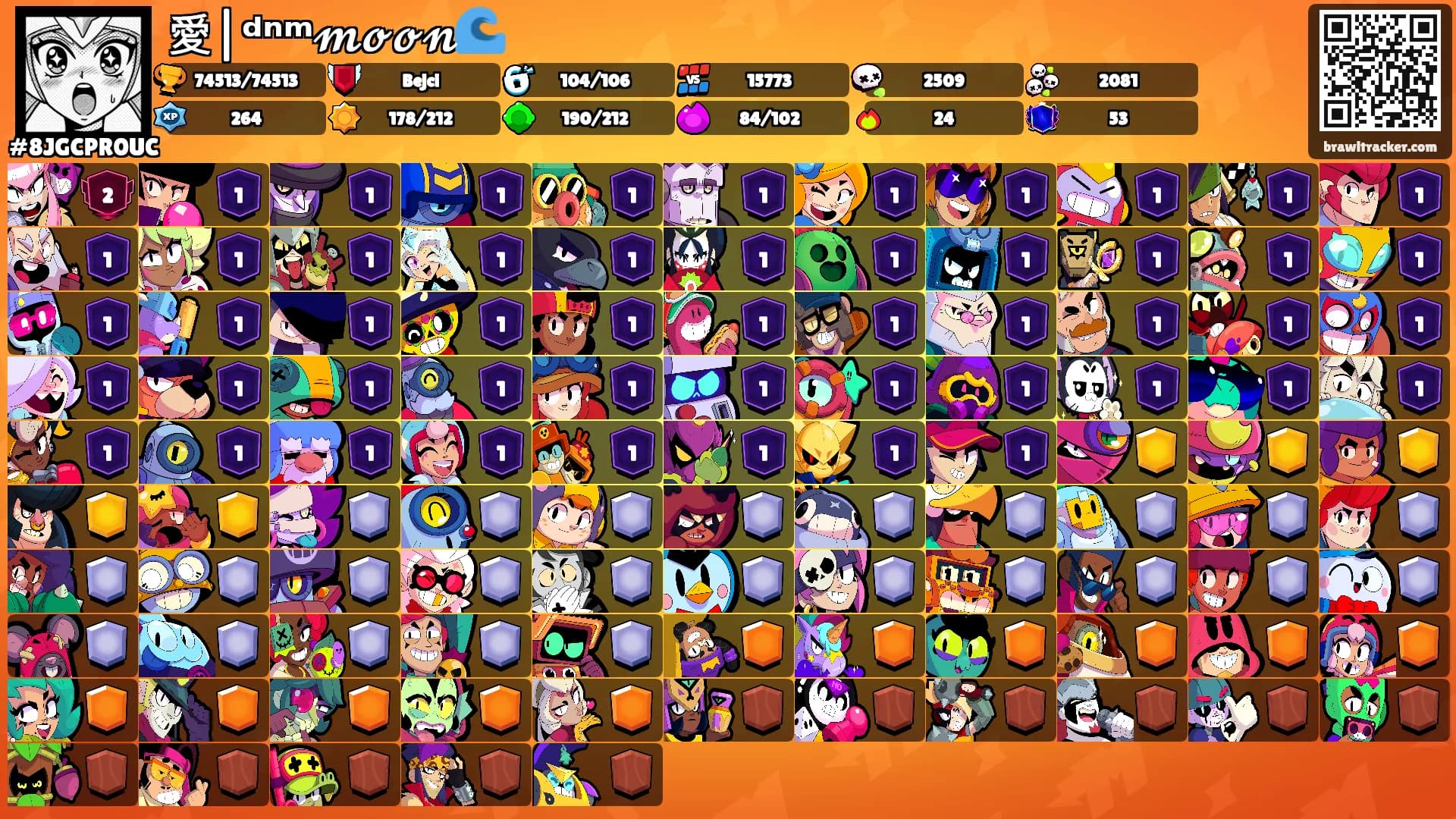 愛|ᵈⁿᵐ𝓶𝓸𝓸𝓷🌊's Ranks