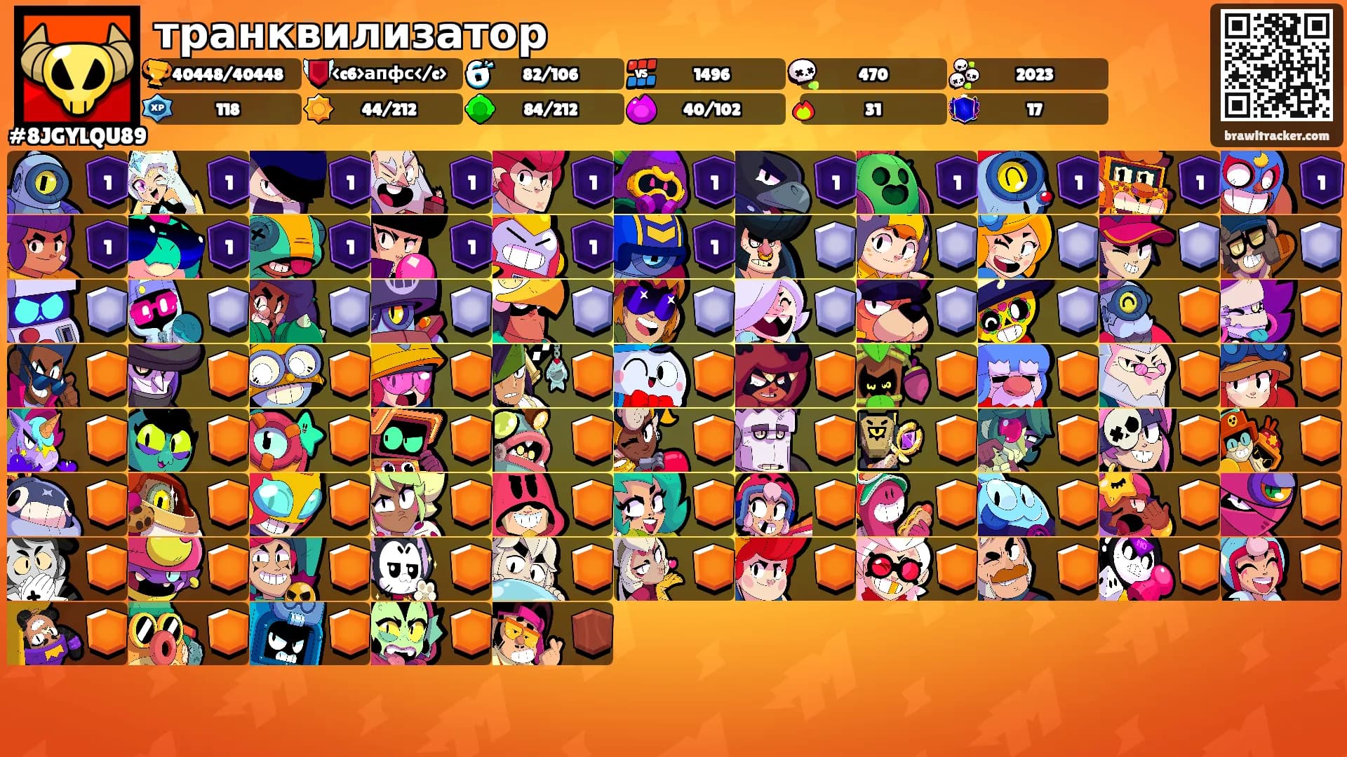 транквилизатор's Ranks