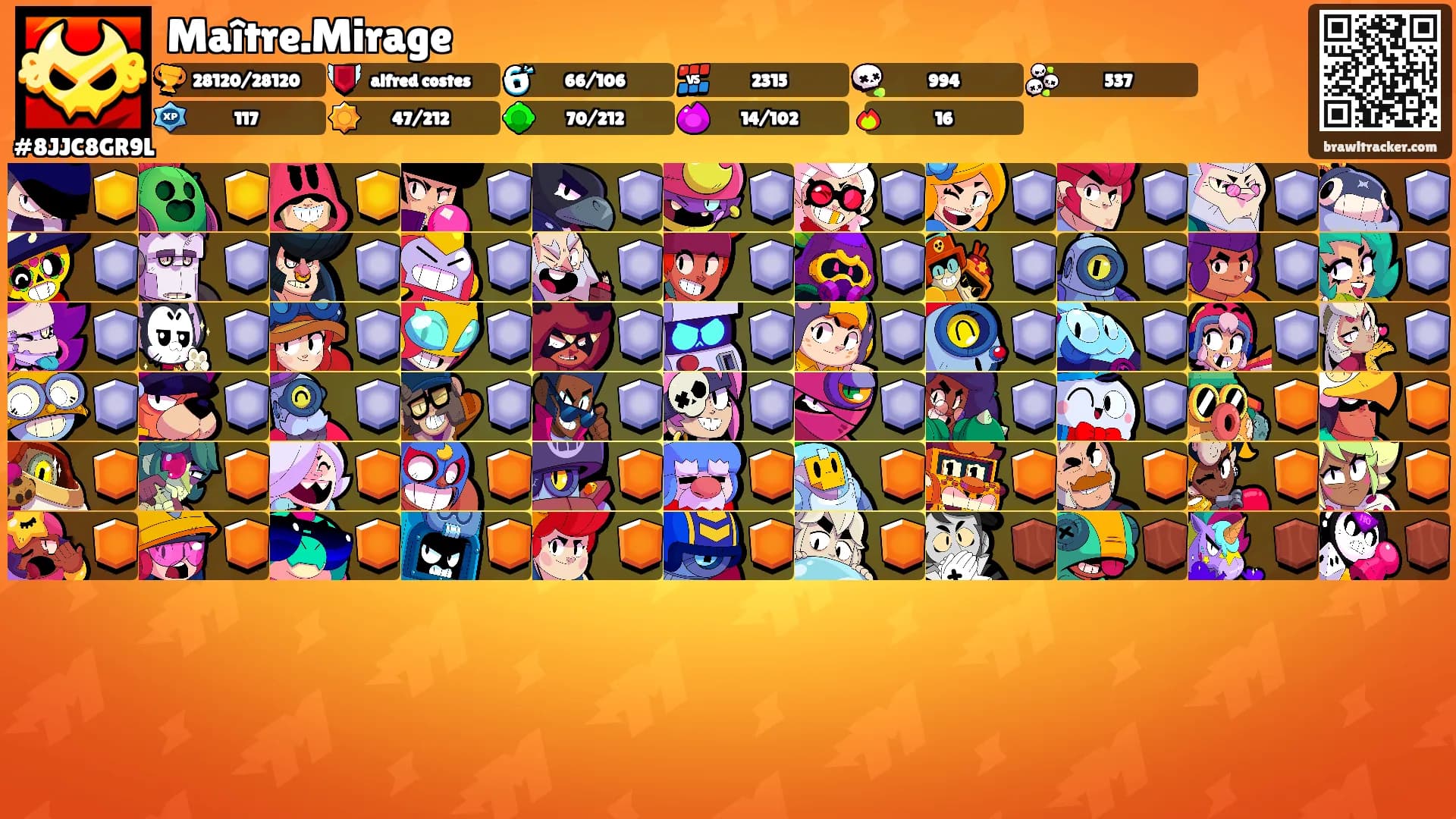 Maître.Mirage's Ranks