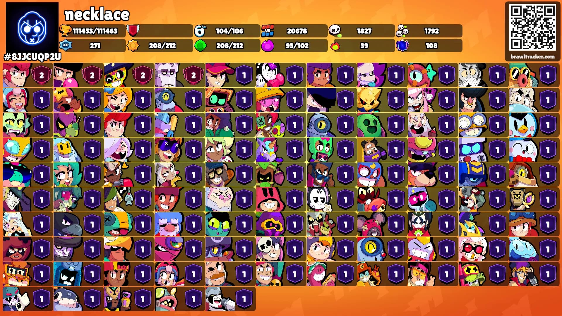 necklace's Ranks