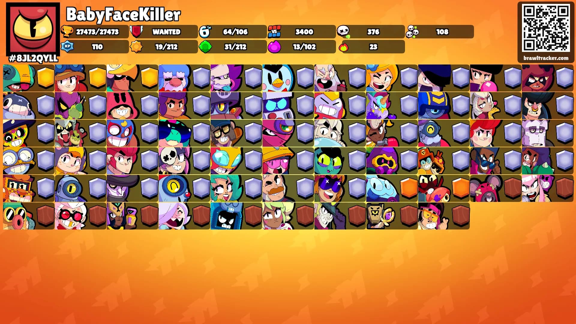 BabyFaceKiller's Ranks
