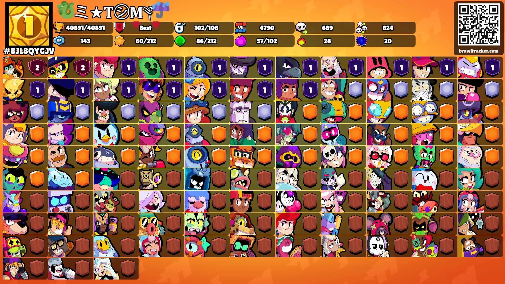 🐉ミ★𝐓㋛𝐌༆☔️'s Ranks