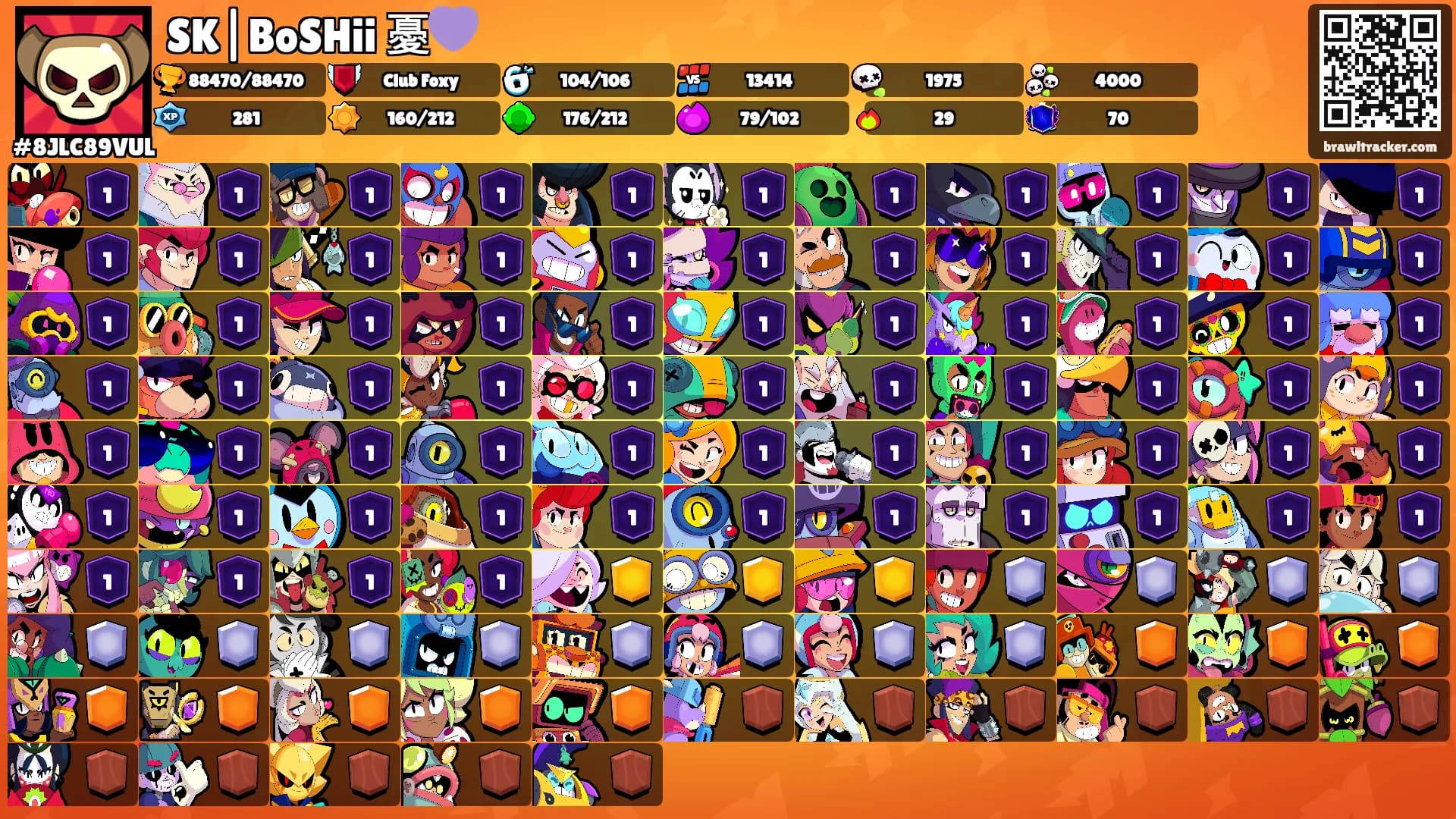 SK|BoSHii 憂💜's Ranks