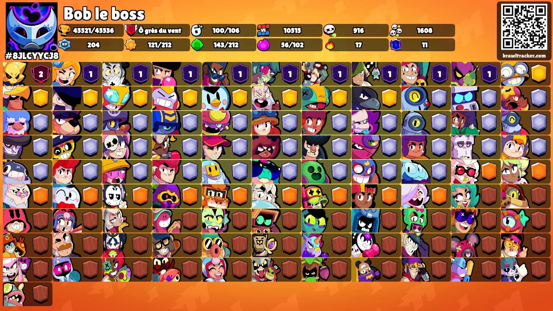Bob le boss's Ranks