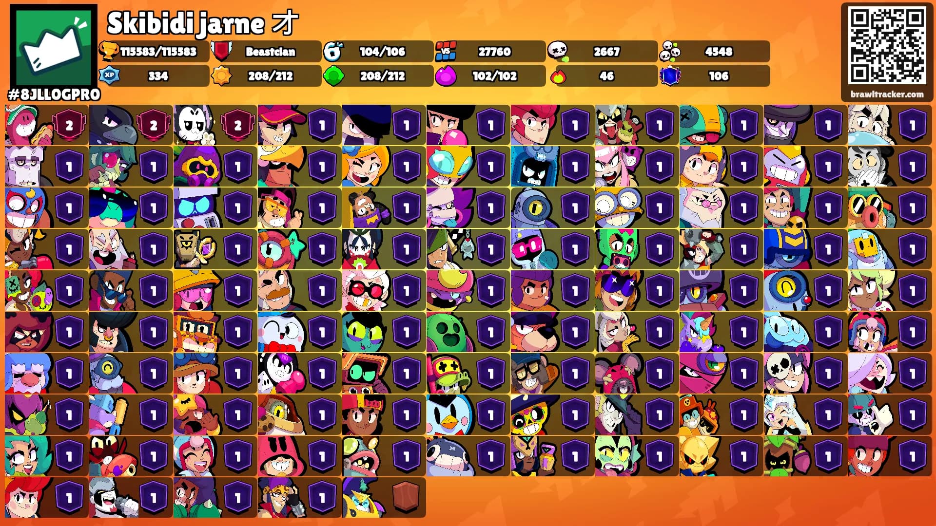 Skibidi jarne オ's Ranks