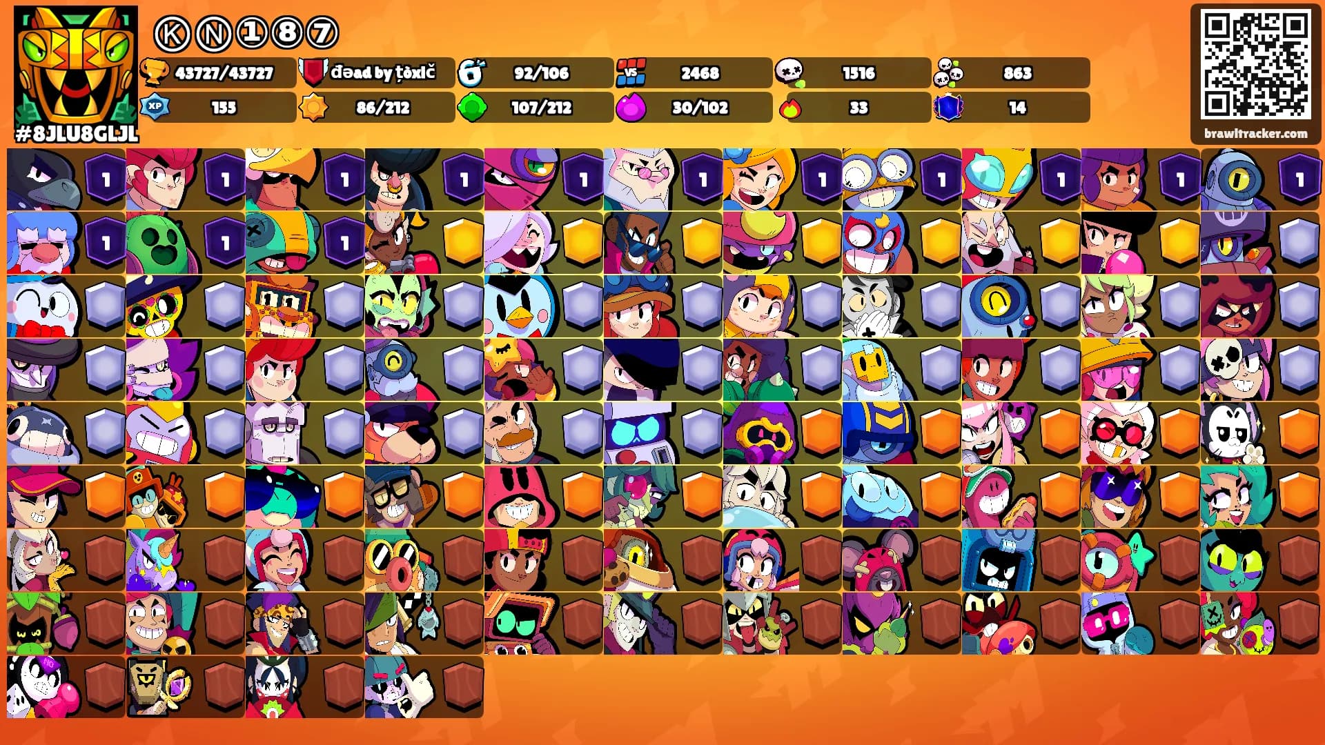 ⓀⓃ①⑧⑦'s Ranks