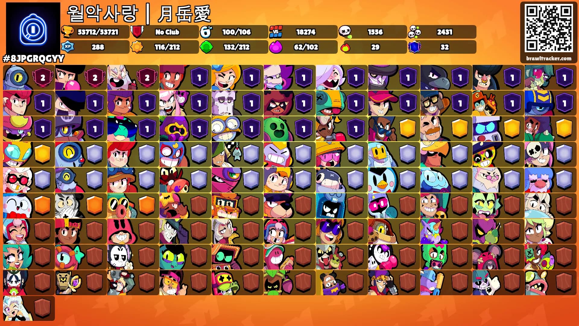 월악사랑 | 月岳愛's Ranks