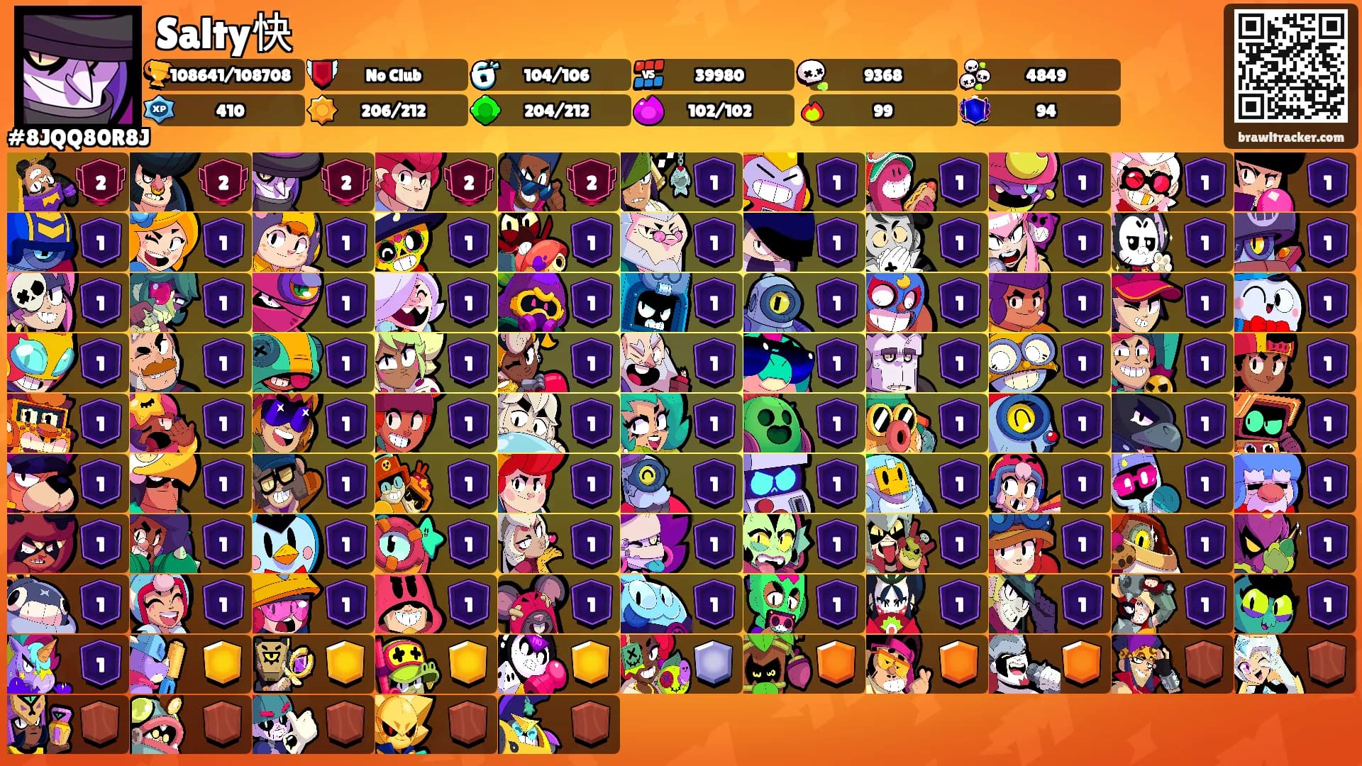 Salty快's Ranks