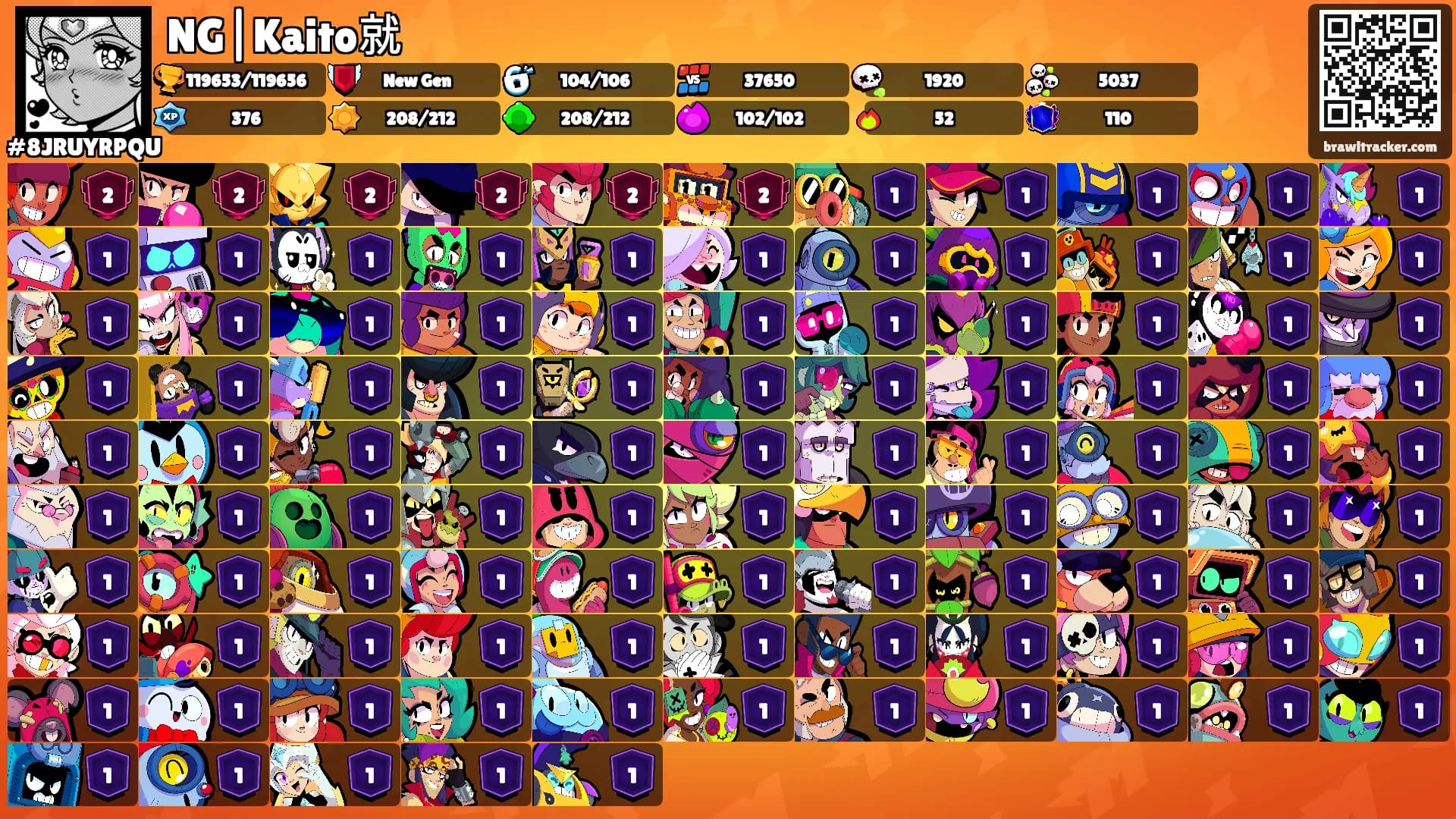 NG|Kaito就's Ranks