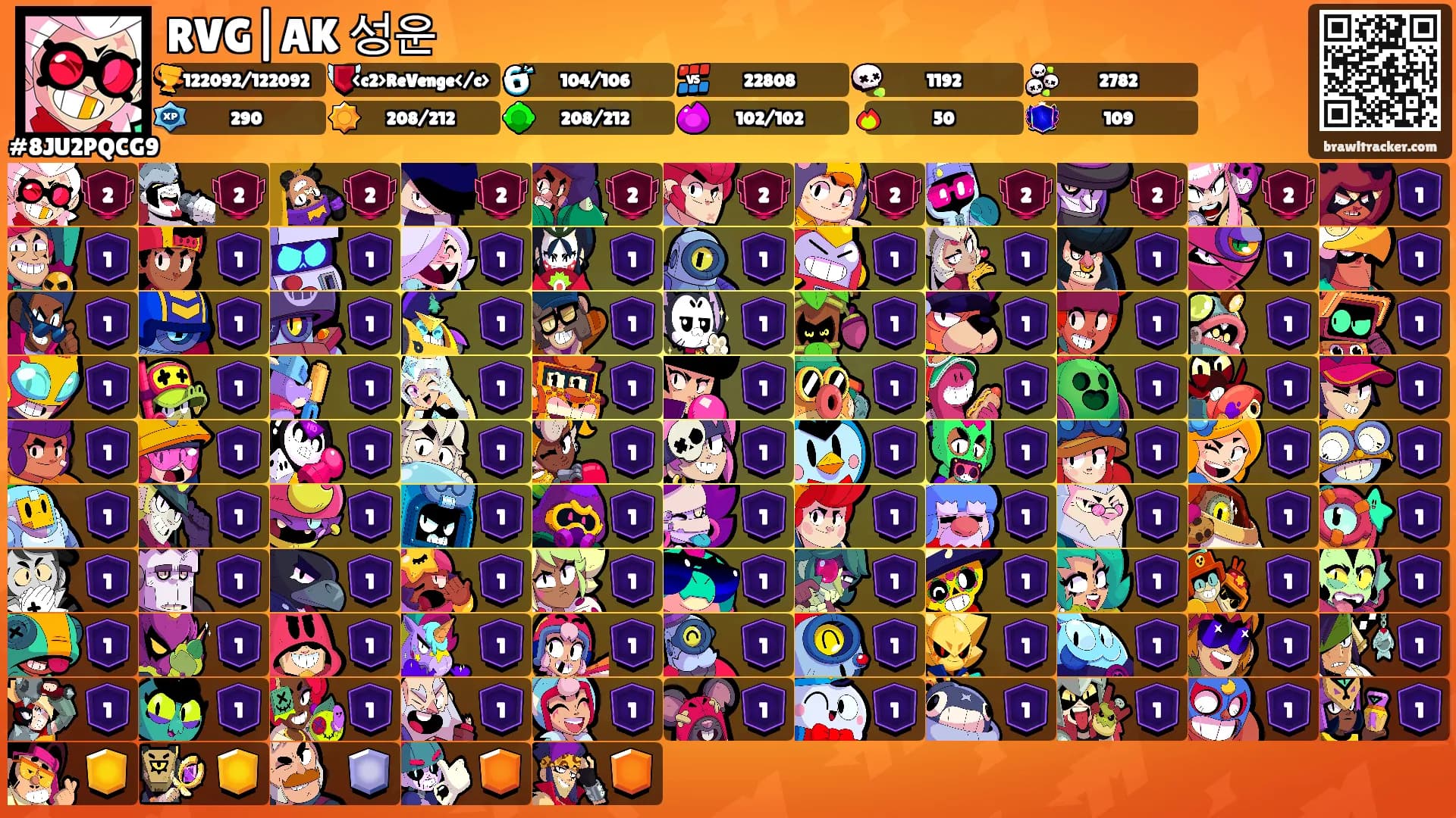 RVG|AK 성운's Ranks