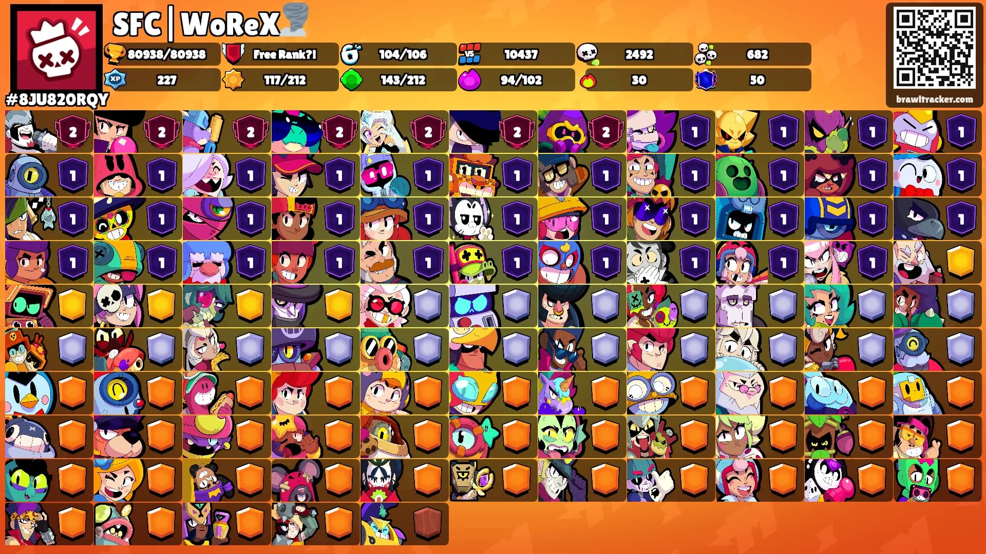 SFC|WoReX🌪️'s Ranks
