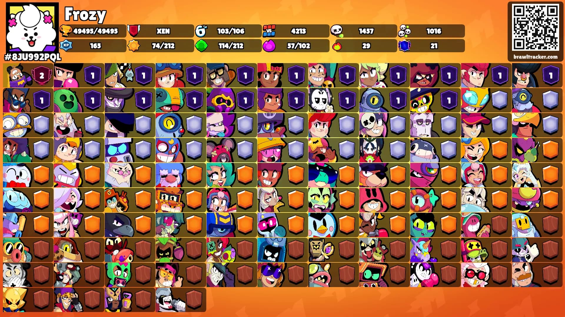 Frozy's Ranks