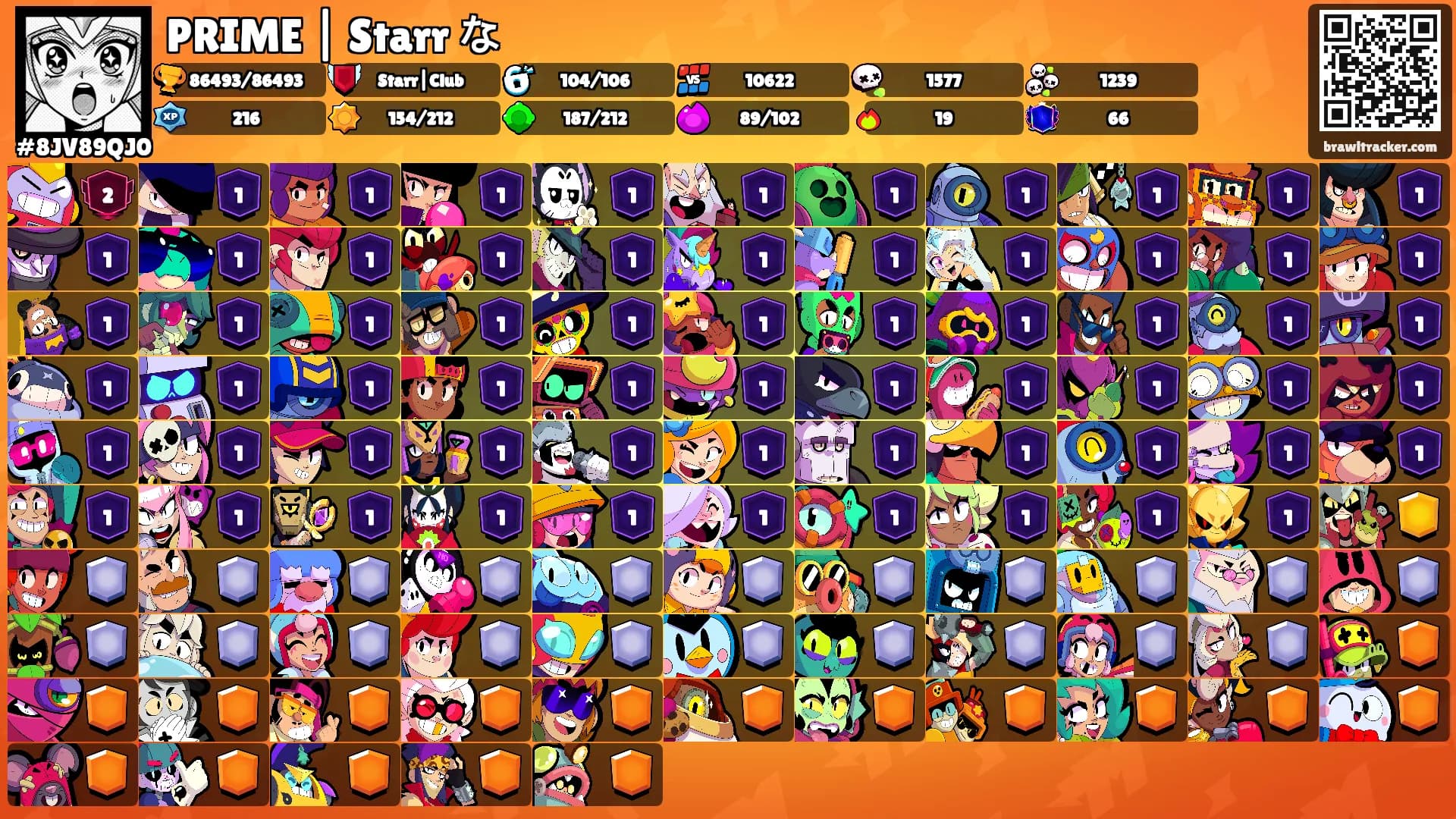 PRIME | Starr な's Ranks