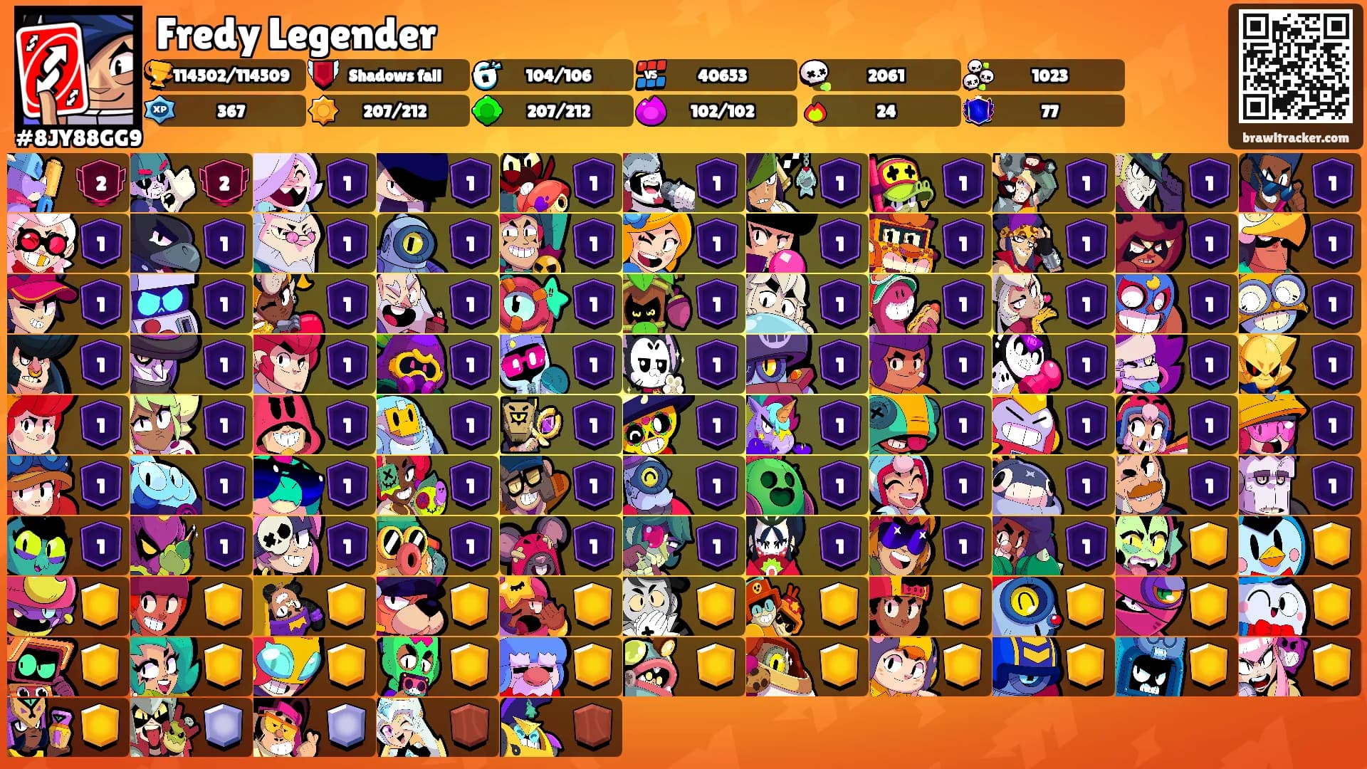Fredy Legender's Ranks