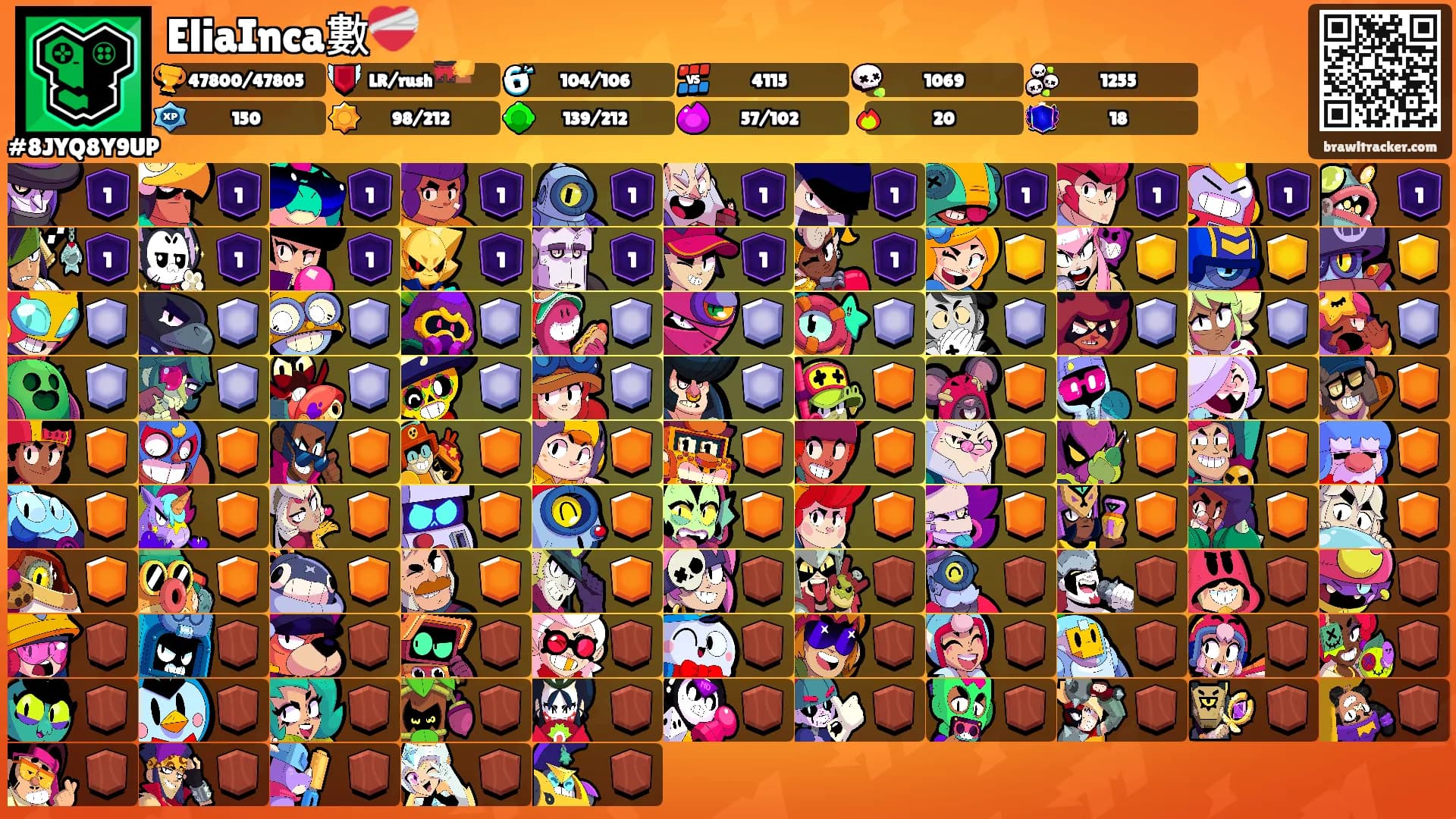 EliaInca數❤️‍🩹's Ranks